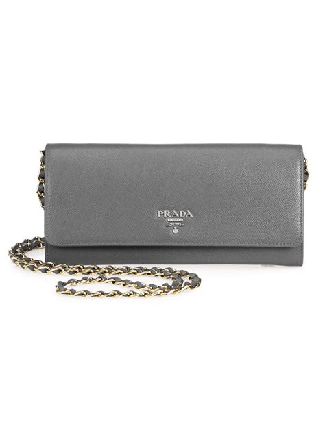 prada saffiano metal long flap wallet|Prada saffiano wallet price.